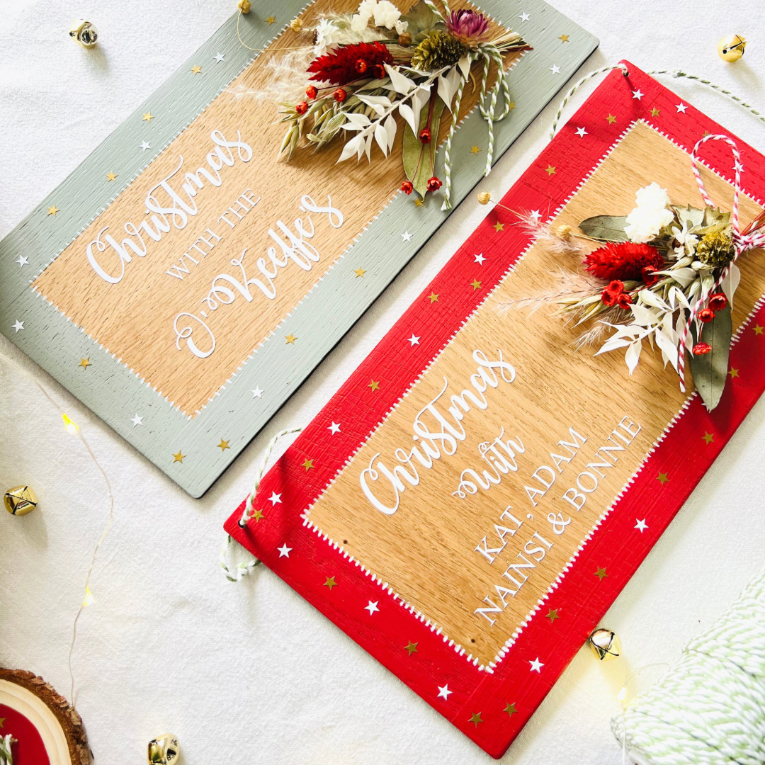 Christmas Family Plaque