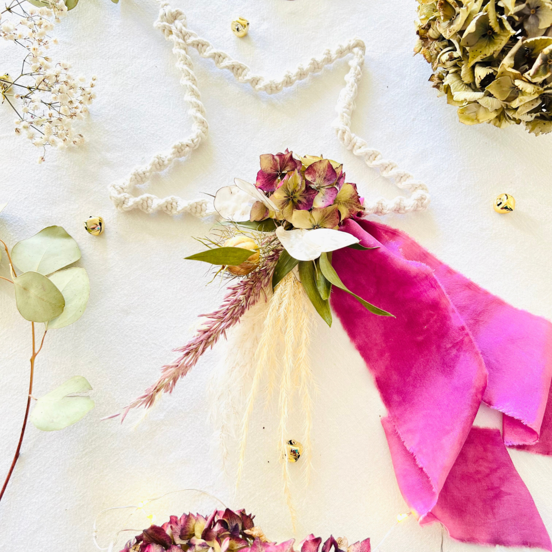 Ivory Macrame Everlasting Stars