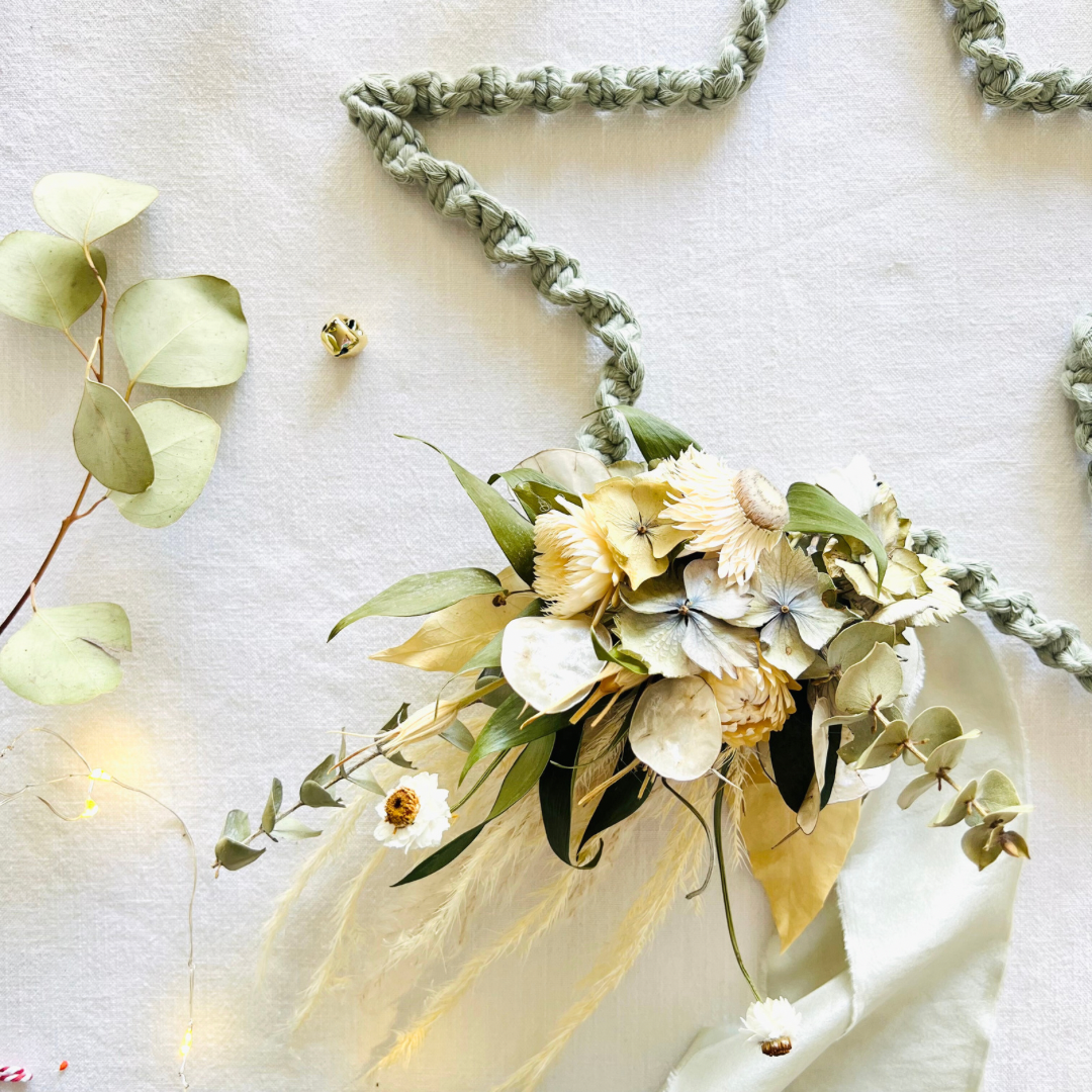 Sage Green Macrame Everlasting Stars