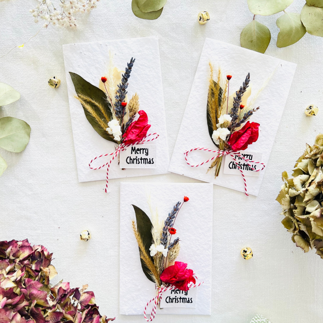 Dried Posy Plantable Gift & Card