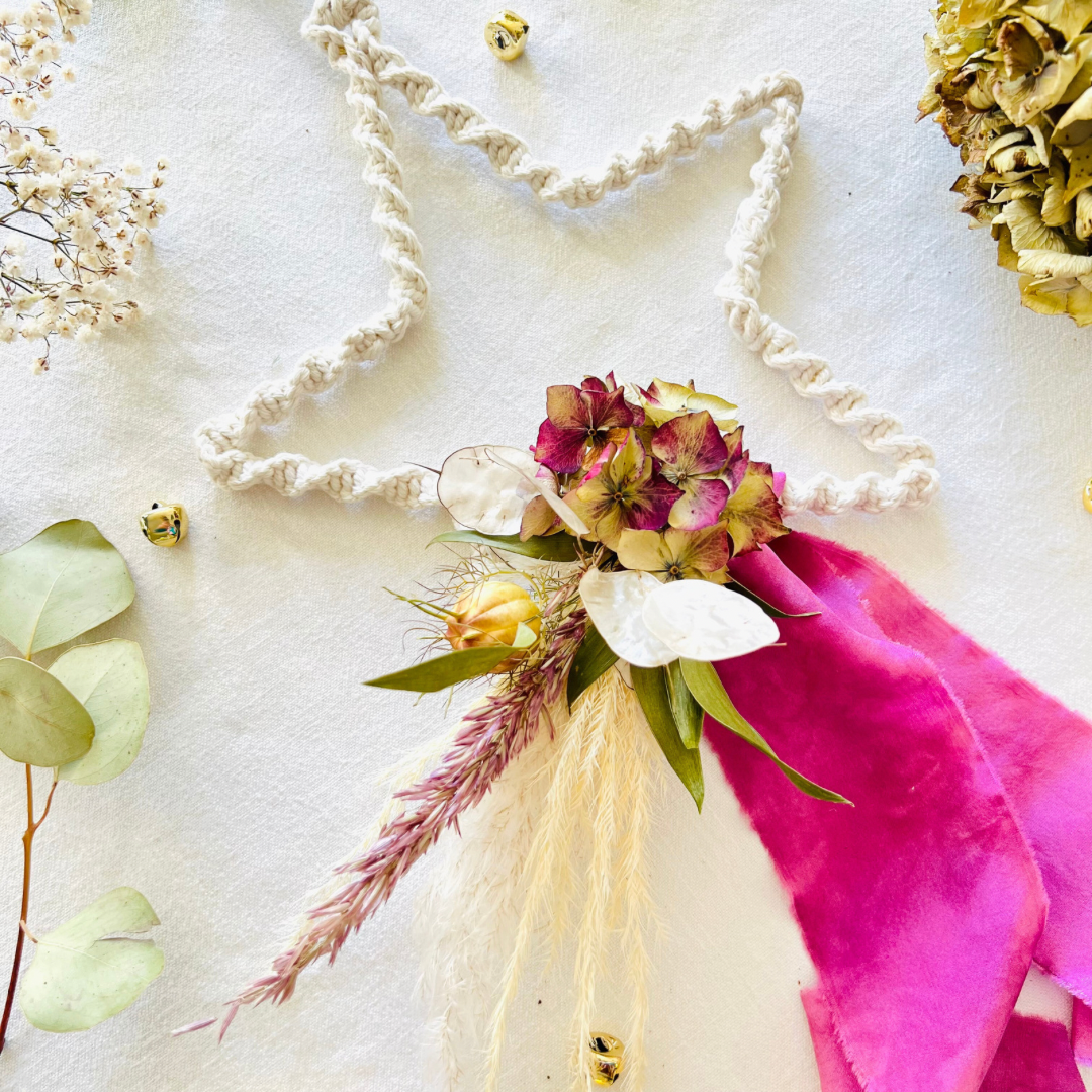 Ivory Macrame Everlasting Stars