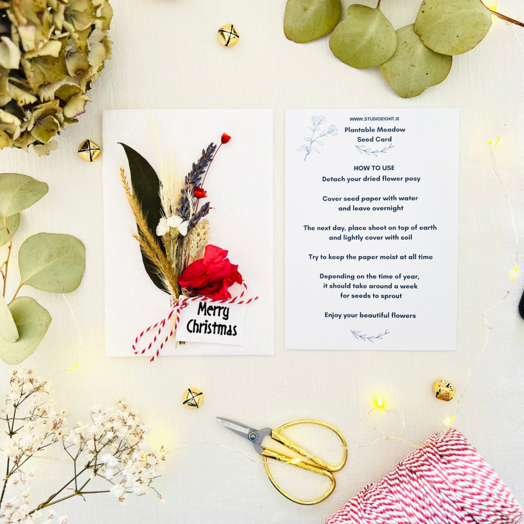Dried Posy Plantable Gift & Card