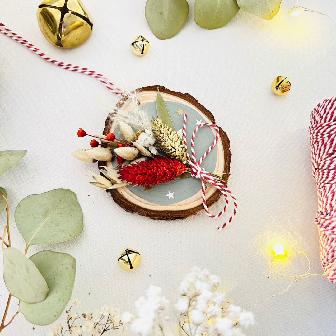 Christmas Wood Slice Ornament