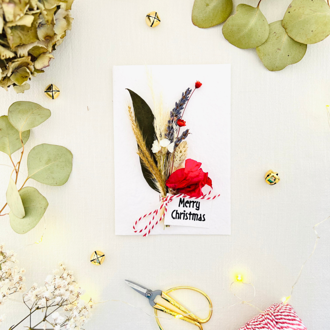 Dried Posy Plantable Gift & Card