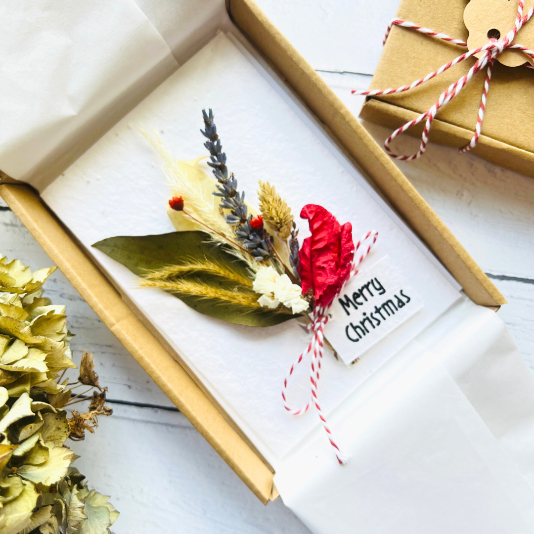 Dried Posy Plantable Gift & Card