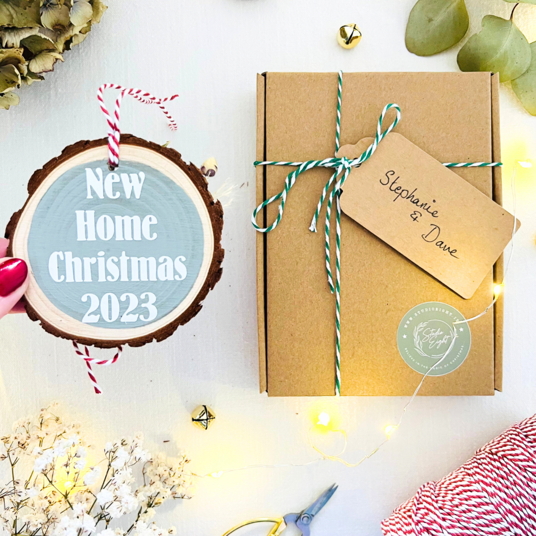 Christmas Wood Slice Ornament