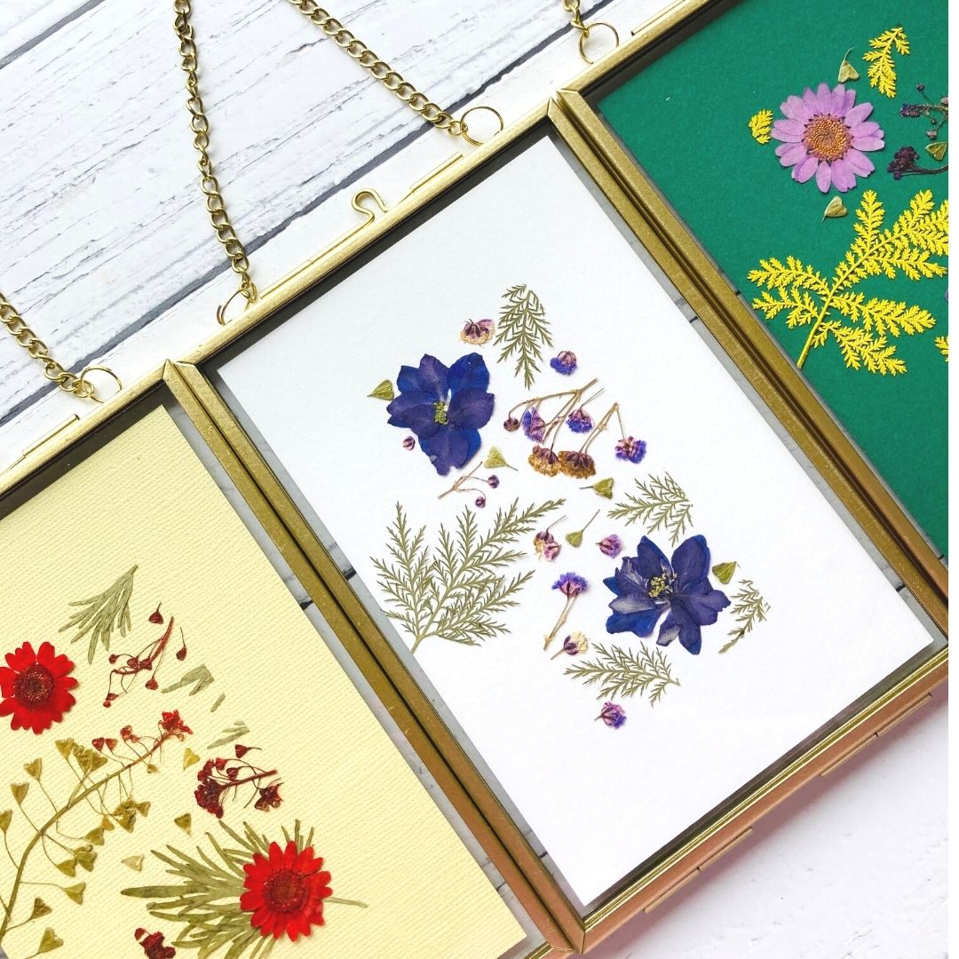 Gold Pressed Flower 2