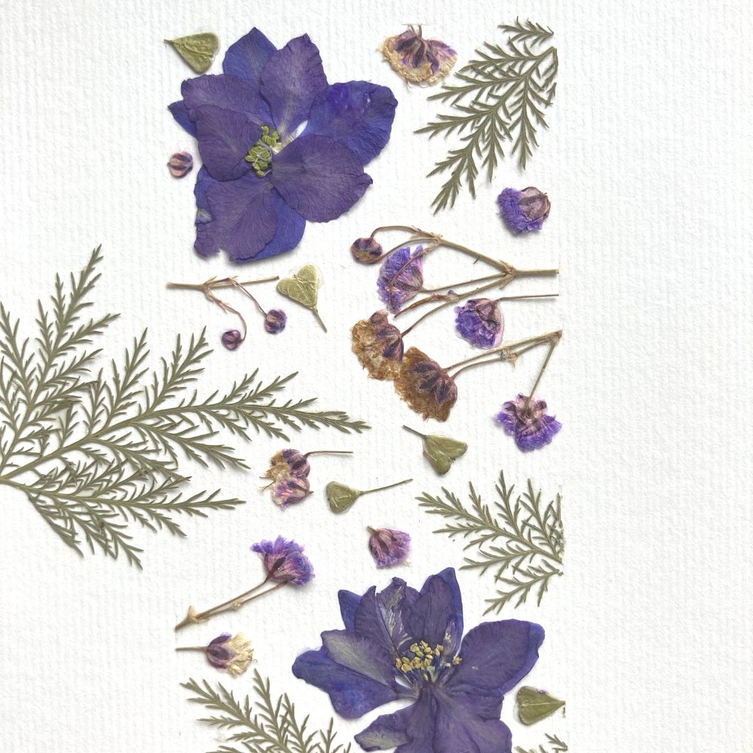 Gold Pressed Flower 2