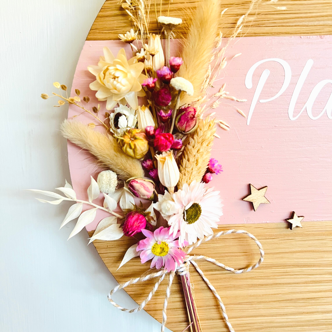 Dusty Pink Home Plaque