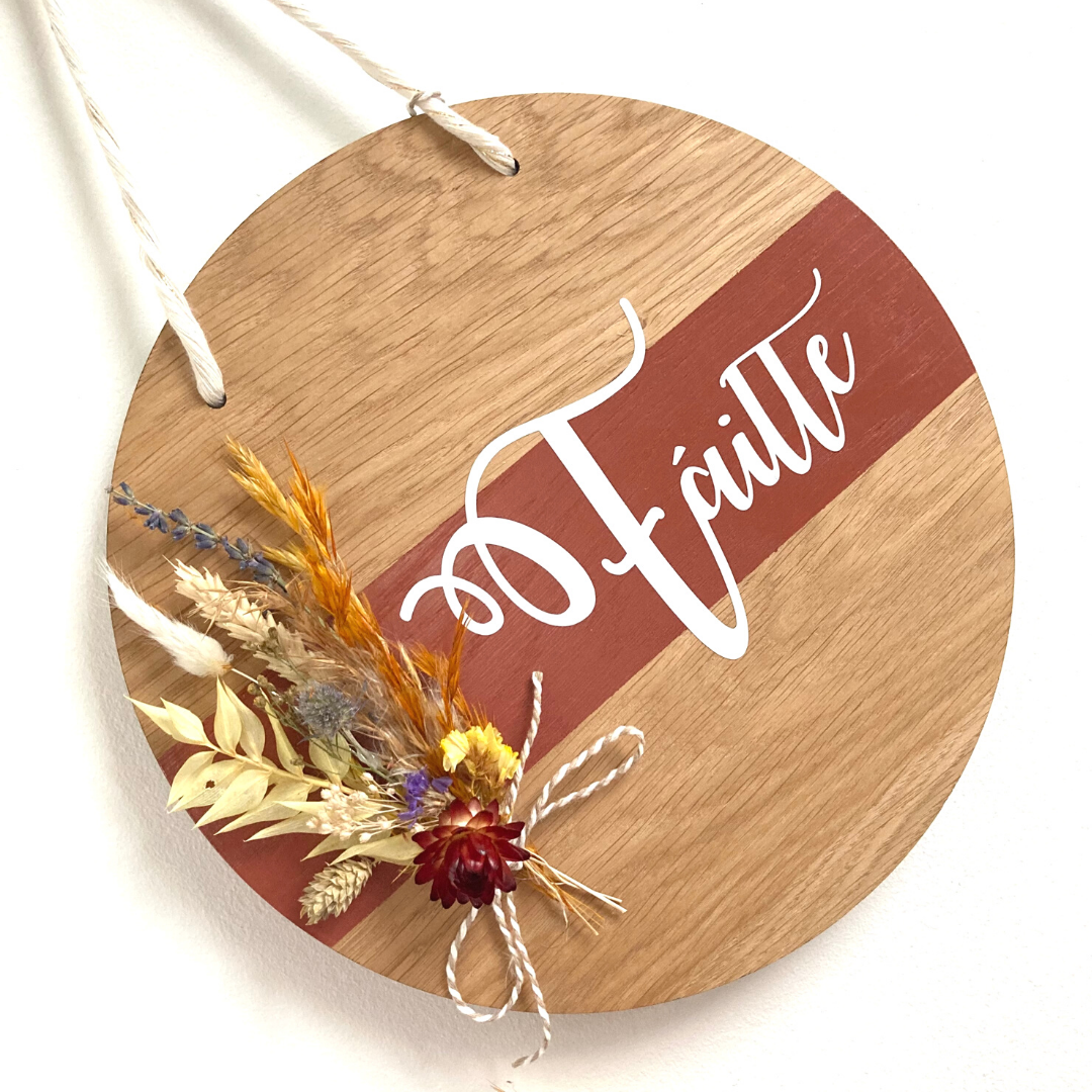 Autumnal Rustic Home Plaque