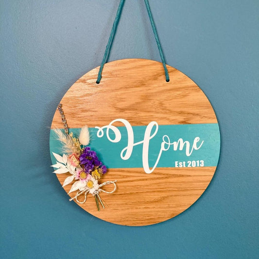 Spring Home Plaque