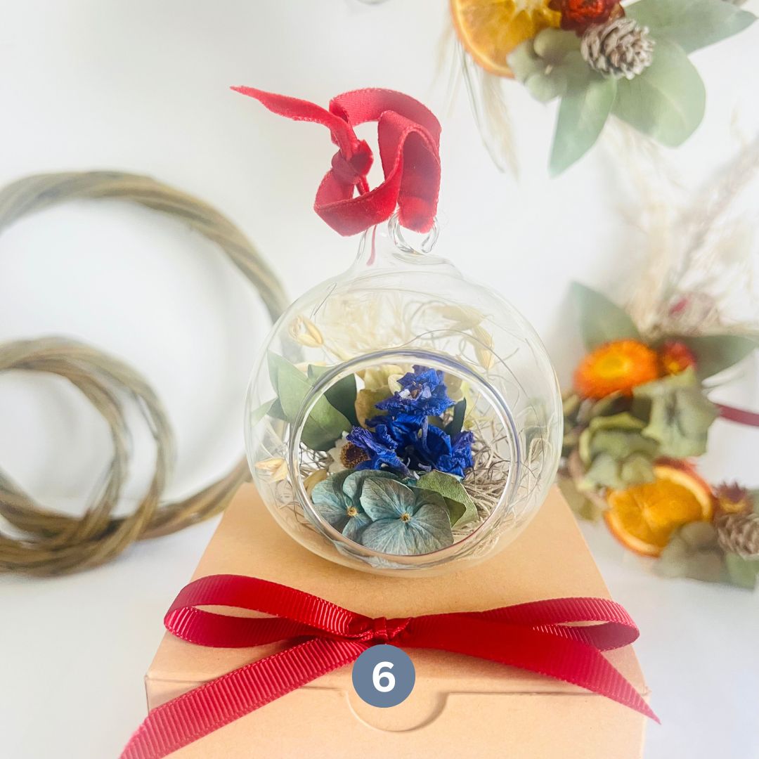 Festive Floral Terrariums