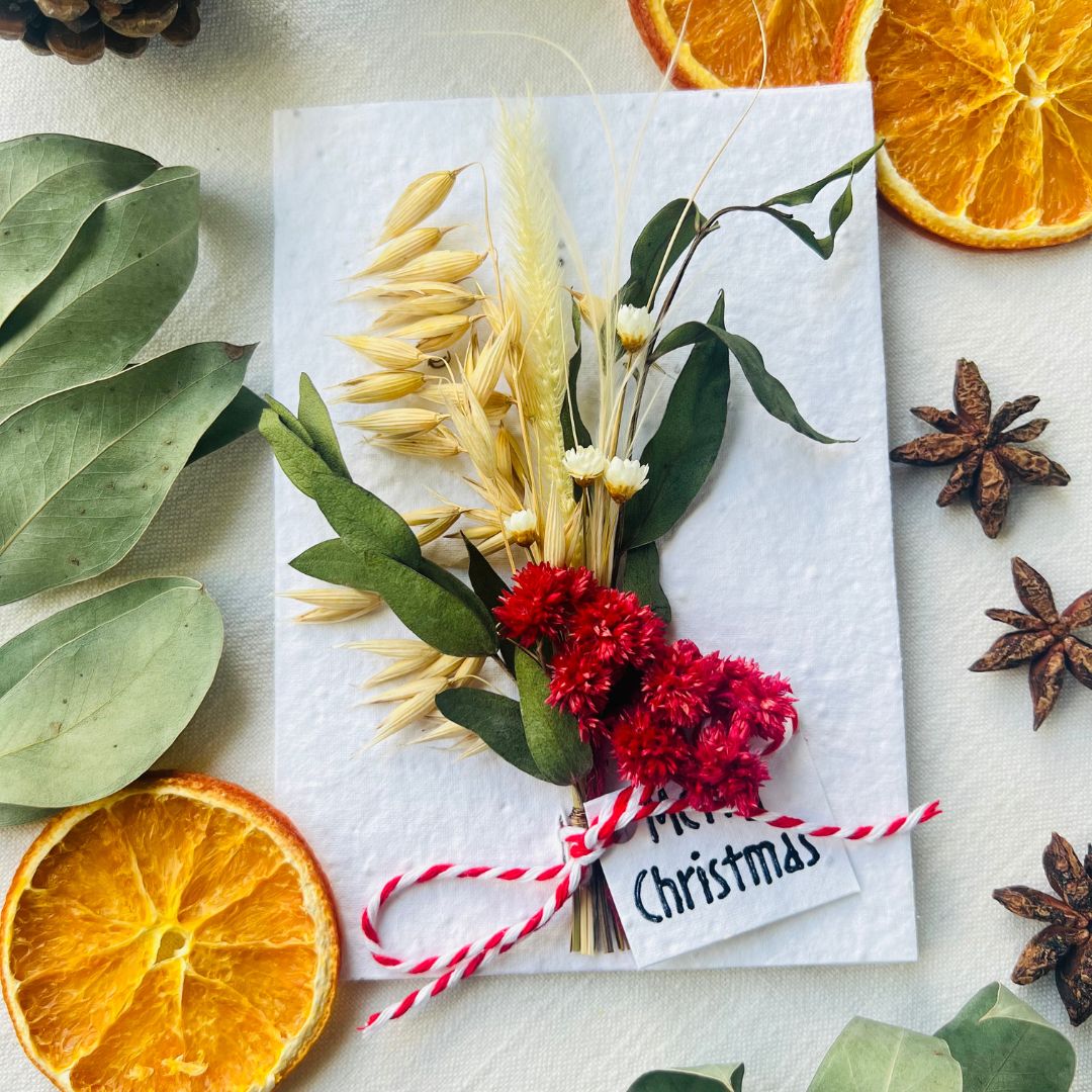 Christmas Posy Card