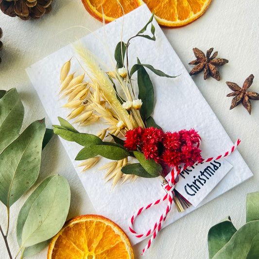 Christmas Posy Card