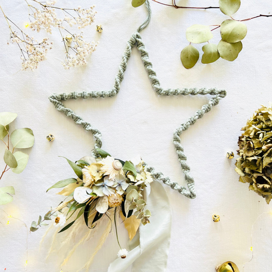 dried flower wreath