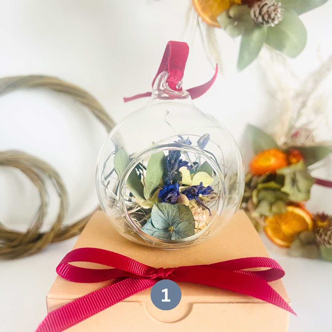 Festive Floral Terrariums