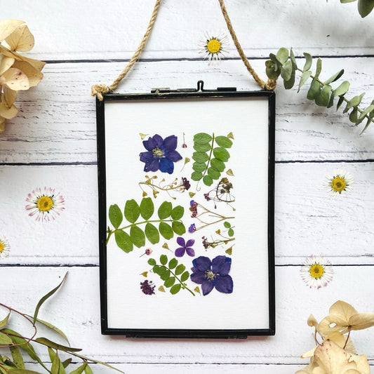 Linen White Pressed Flower