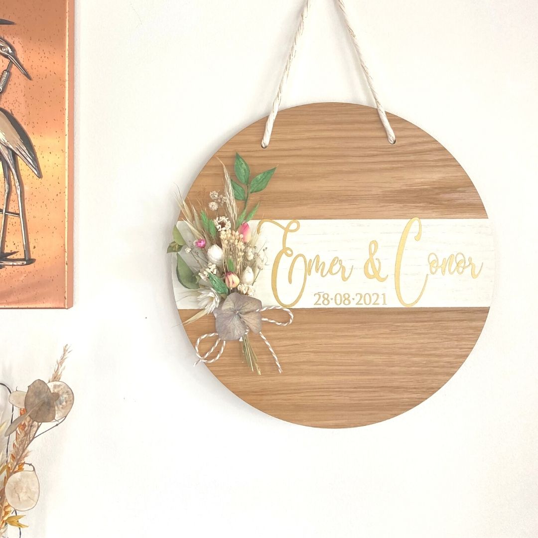 Dried Flower Wedding Gift