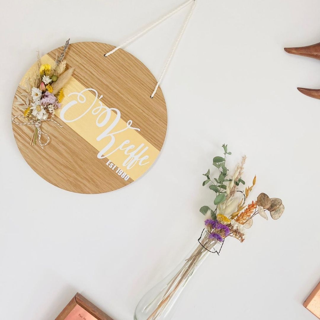 Mustard Home Plaque