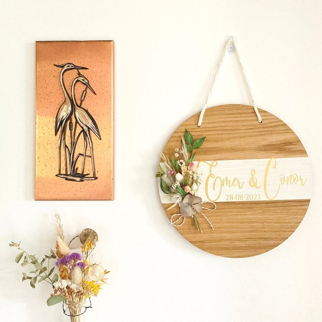 Dried Flower Wedding Gift