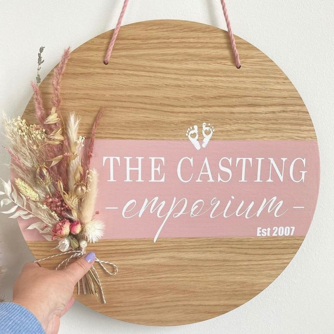 Business & Event Plaque Dusky Pink