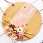 Dusty Pink Home Plaque