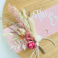 Dusty Pink Home Plaque