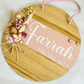 Dusty Pink Home Plaque