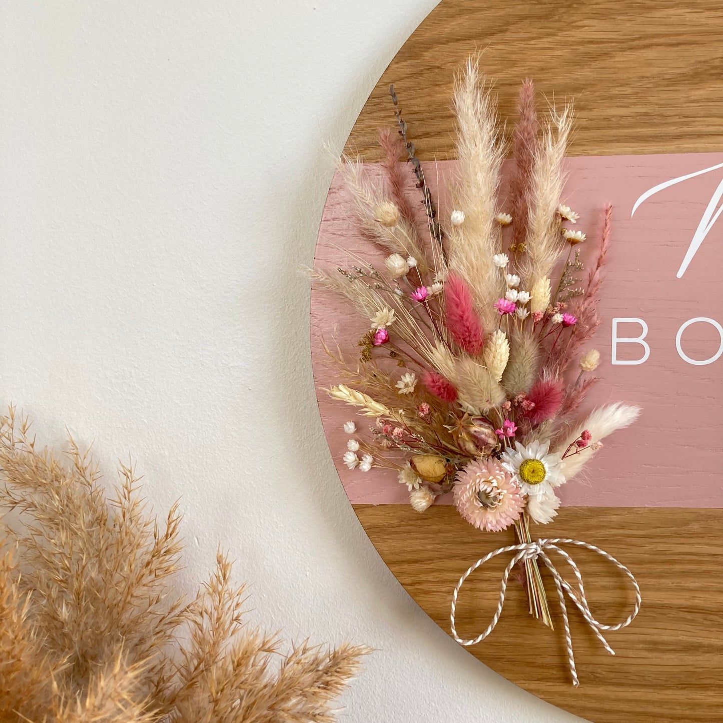 Business & Event Plaque Dusky Pink